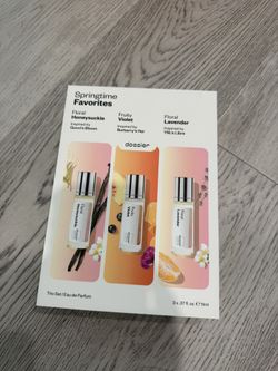 NWT Dossier Springtime Perfume Trio Set - 3pc (spray)