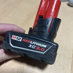 Firm! Milwaukee M12 12-Volt Lithium-Ion XC Extended Capacity 3.0 Ah Battery Pack
