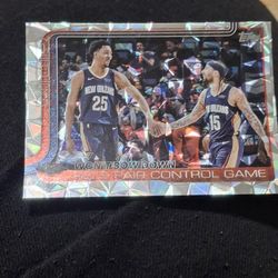 2025 Topps Pels Pair Control Silver Diamante 