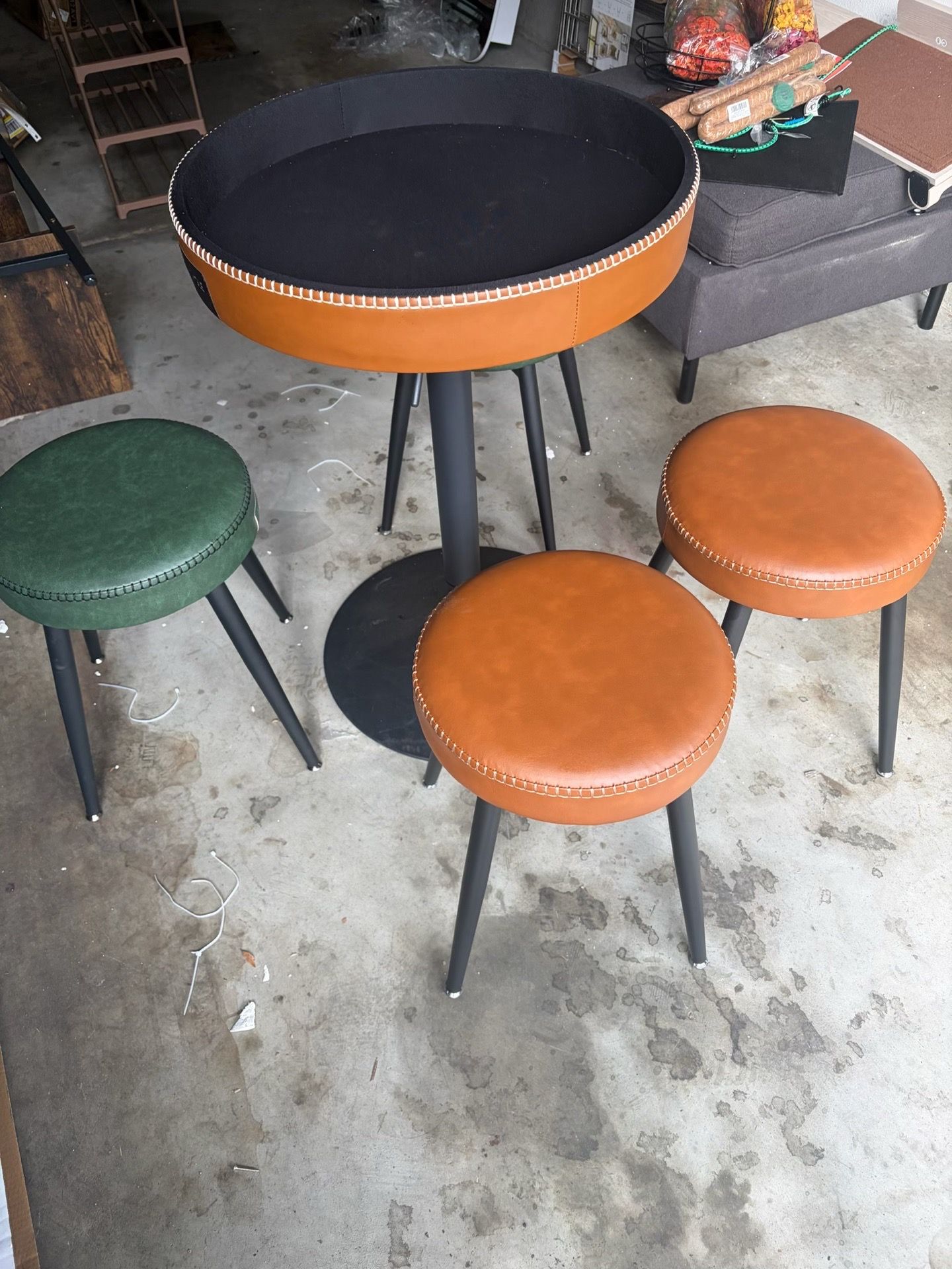 Table and stools