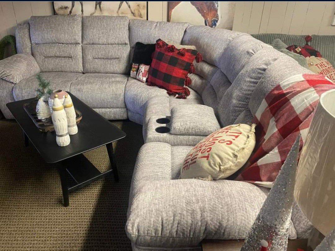 Power Reclining Sectional 3 Piece Family Den Home Decor 🌟 Brand New ✅ Showroom Available 