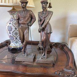 Golfers Statues