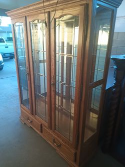 Extra Large China Cabinet $200