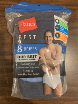 Men’s Hanes Best Briefs NIP.  Small