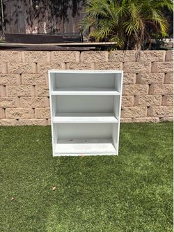 White Storage Bookcase