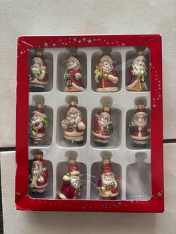 Christmas glass ornament - NEW