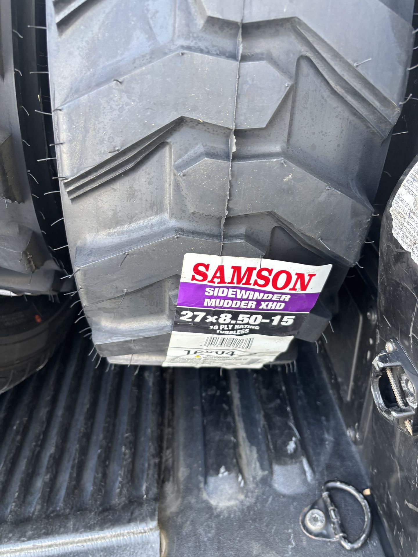 2 x 27x8.5-12 Bobcat tire $300