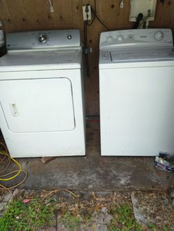 Washer and dryer