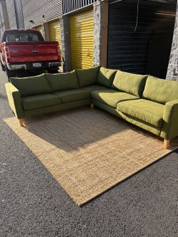 Green Modular Sectional Sofa – Delivery Available