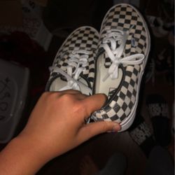 Vans Black And White Shoes