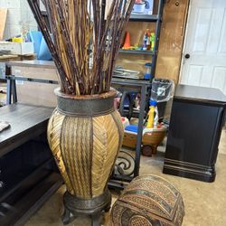 Vase And. Matching Chest 