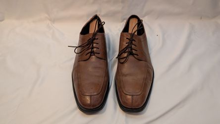 Johnston & Murphy Brown Leather Dress Shoes Lace-Up Oxford