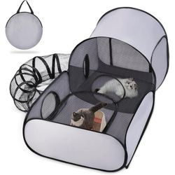 BRAND NEW 3 In 1 - CAT / DOG PLAY PEN with MESH TUNNEL - INDOORS/ OUTDOORS  - $40.00