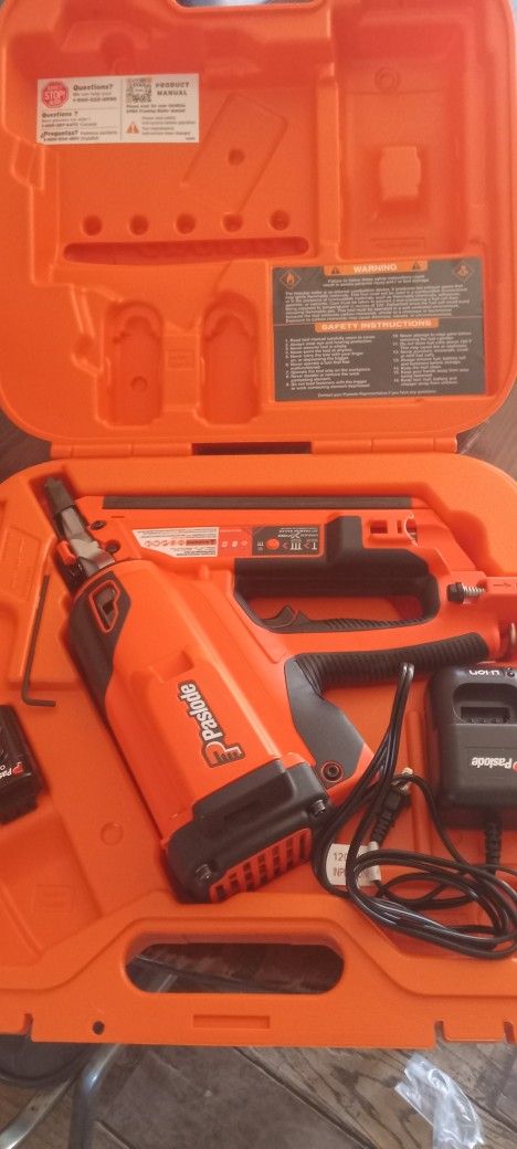 Paslobe Battery Gas Nail Gun
