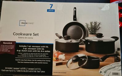 7 piece mainstays cookware set
