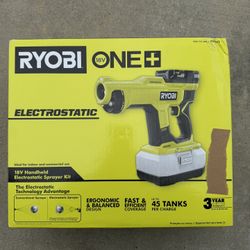 Techtronics Ryobi PSP02B ONE+ 18V Cordless Handheld Electrostatic Sprayer (Tool Only- Battery and Charger NOT Included)