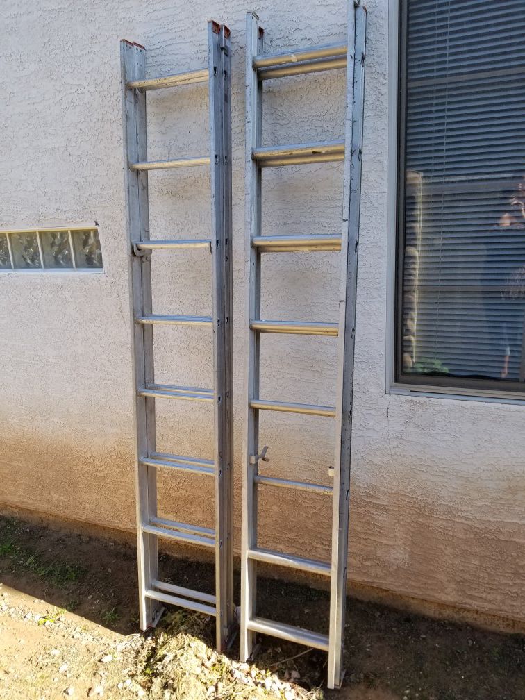 Ladders 16ft extension two for the price of one