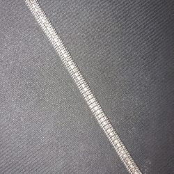 Flexible Sterling Stamped Herringbone Bracelet 