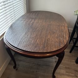 1980s Solid Cherry Dining Set - Vintage