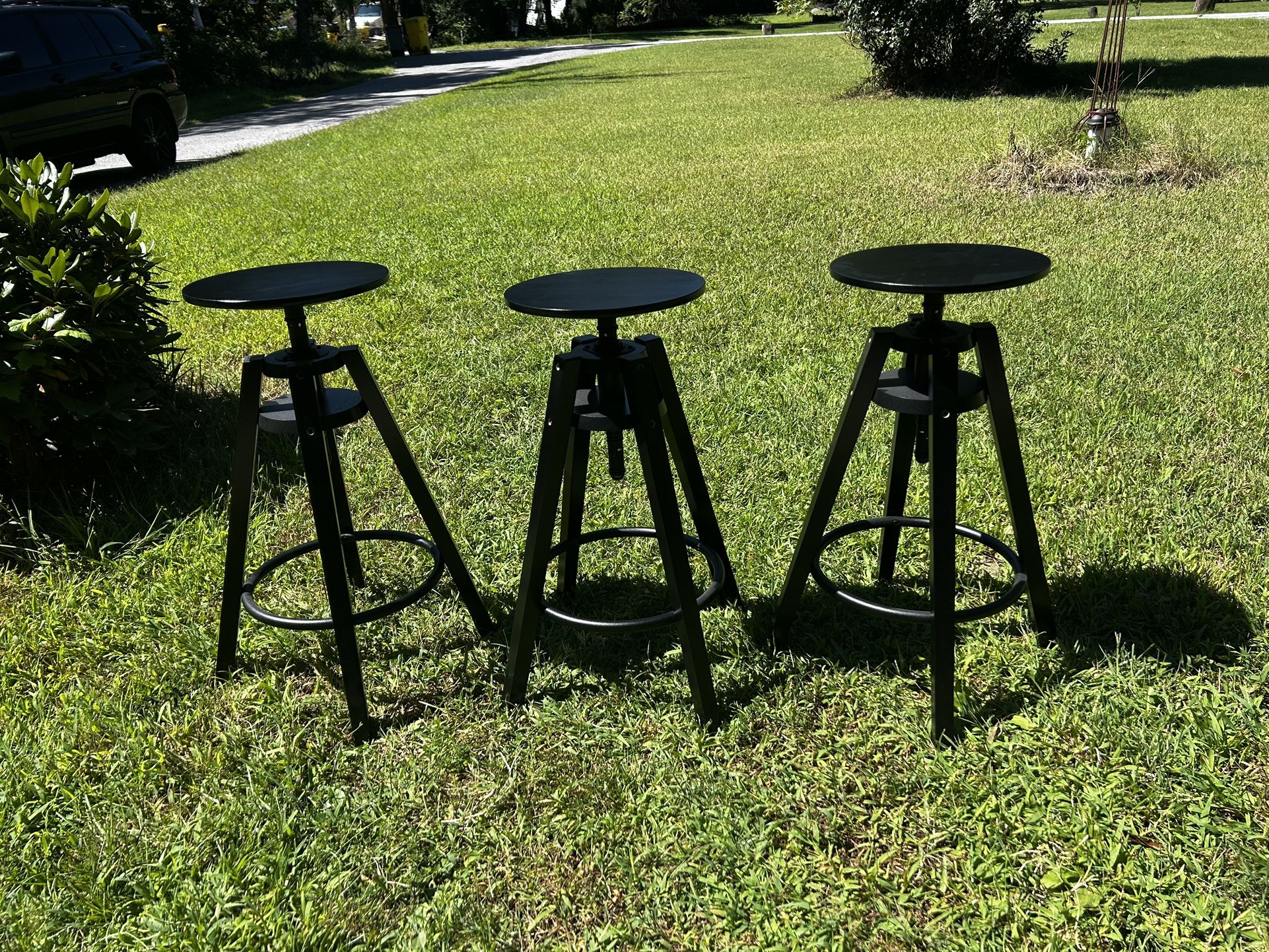 Swivel Stools With Adjustable Height All 3 For $200