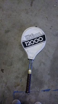 Wilson T2000 tennis record