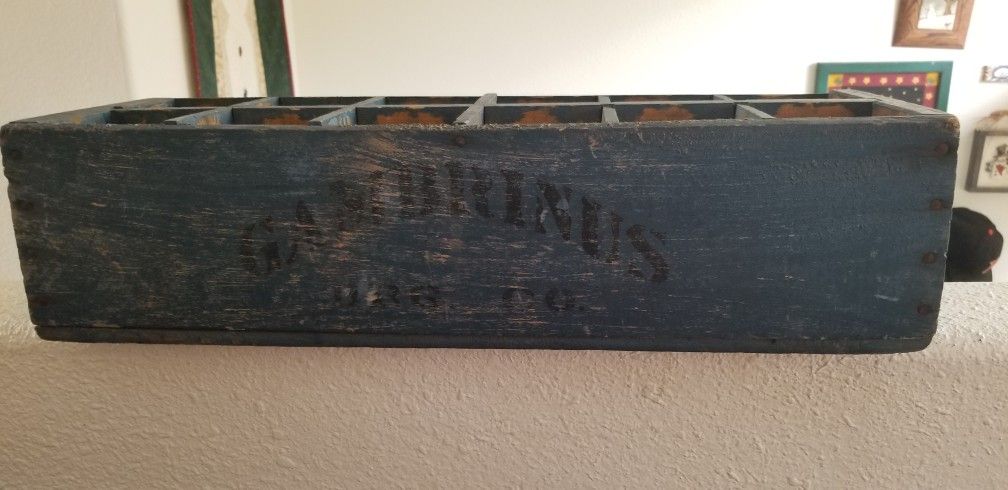 Gambrinus Brewing CO Portland Oregon. Prohibition Wood Crate