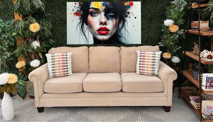 Free Delivery Beige Couch