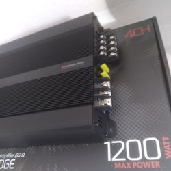 MEMPHIS 1200 WATTS 4 CHANNEL BUILT-IN CROSSOVER CAR AMPLIFIER ( BRAND NEW PRICE IS LOWEST  )