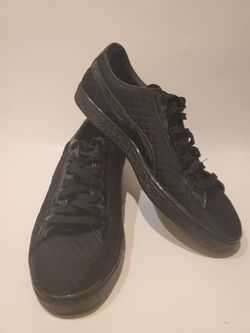 Puma x Meek Mills Basket Dreamchasers Mens 362206-01 Black Quilted Shoes Sz 10.5