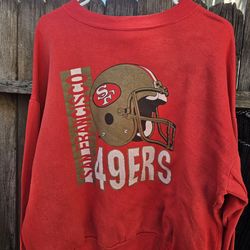 vintage 1980s/early 90s San Francisco 49ers sweatshirt