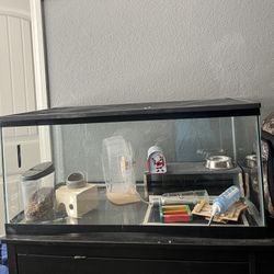 40 Gallon / Hamster Cage / Small Pet Habitat / Critter Enclosure / Lizard Snake Tortoise Cage