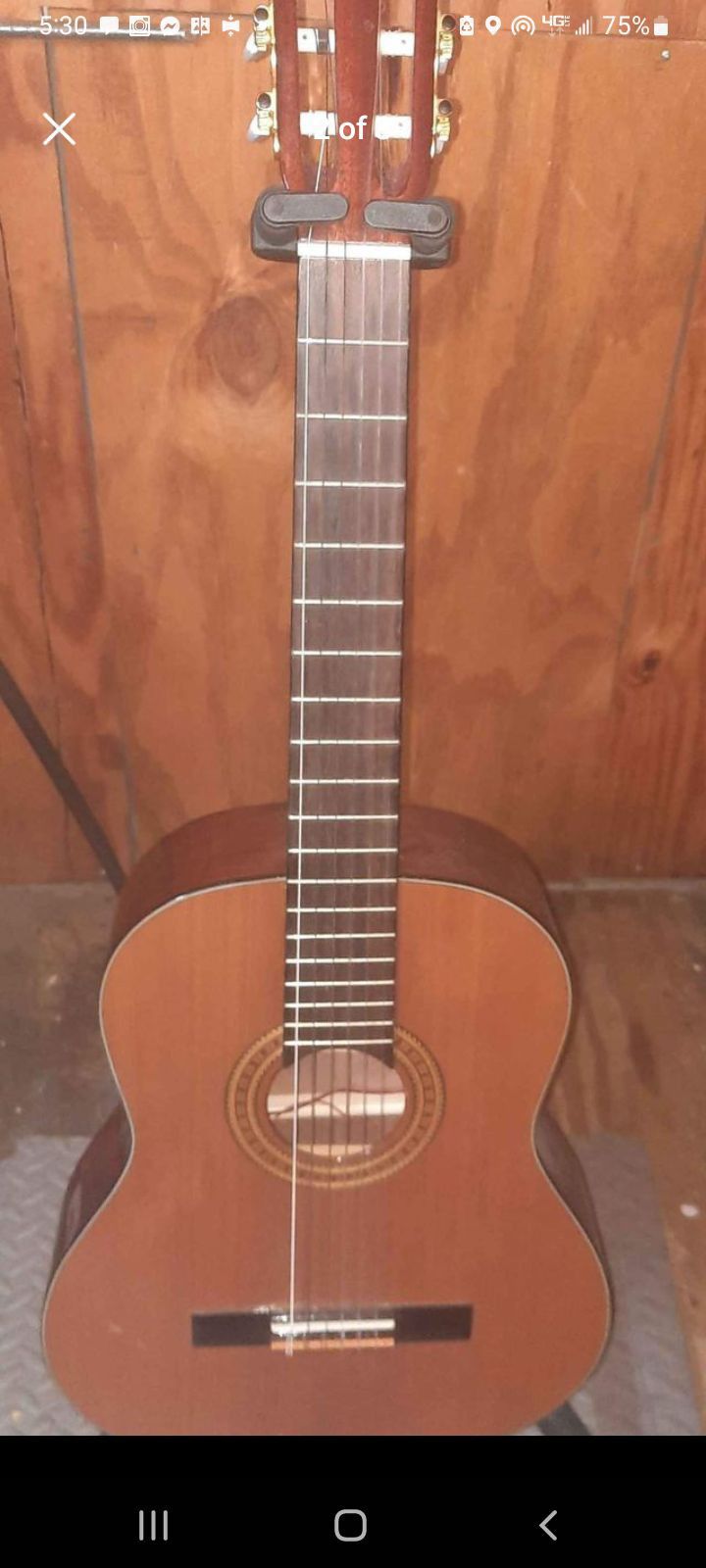 Espana Solud Cedar Classical Guitar W/pickup 