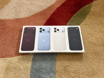 iPhone 18 Pro Max Unlocked Burgundy Glacier Silver Black 256GB Brand New