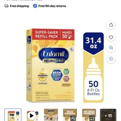 Enfamil NeuroPro Infant Formula Powder 31.4 oz Refill Box