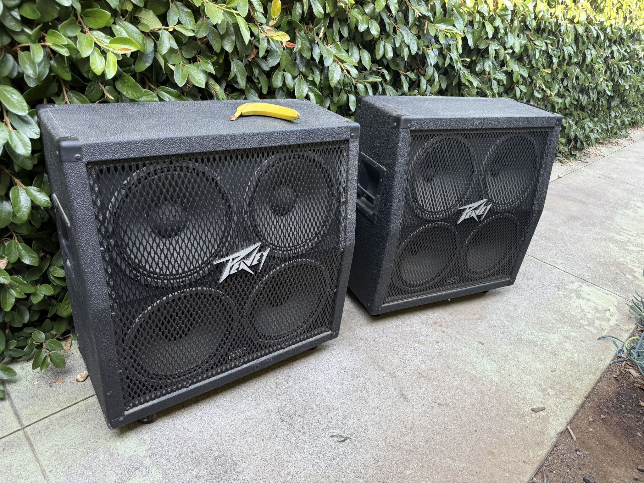 Pair Of Guitar Speakers -Half stacks