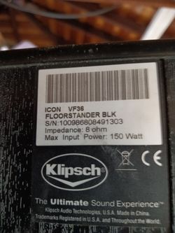 Klipsch Floor Speakers