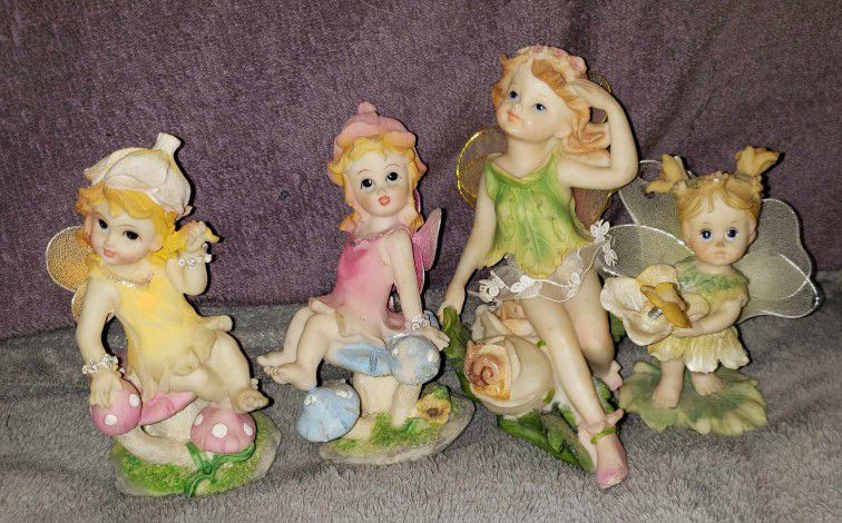Rare Prestige Fairy Figurines 