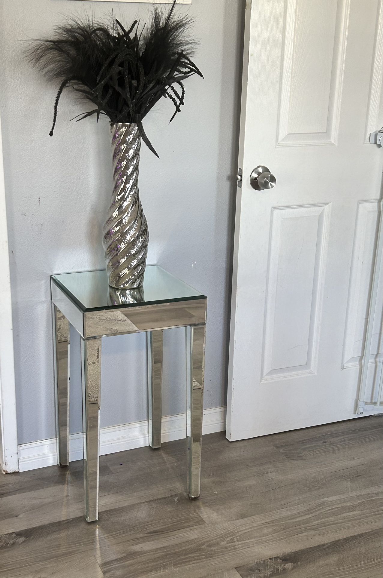 Mirror Side Table