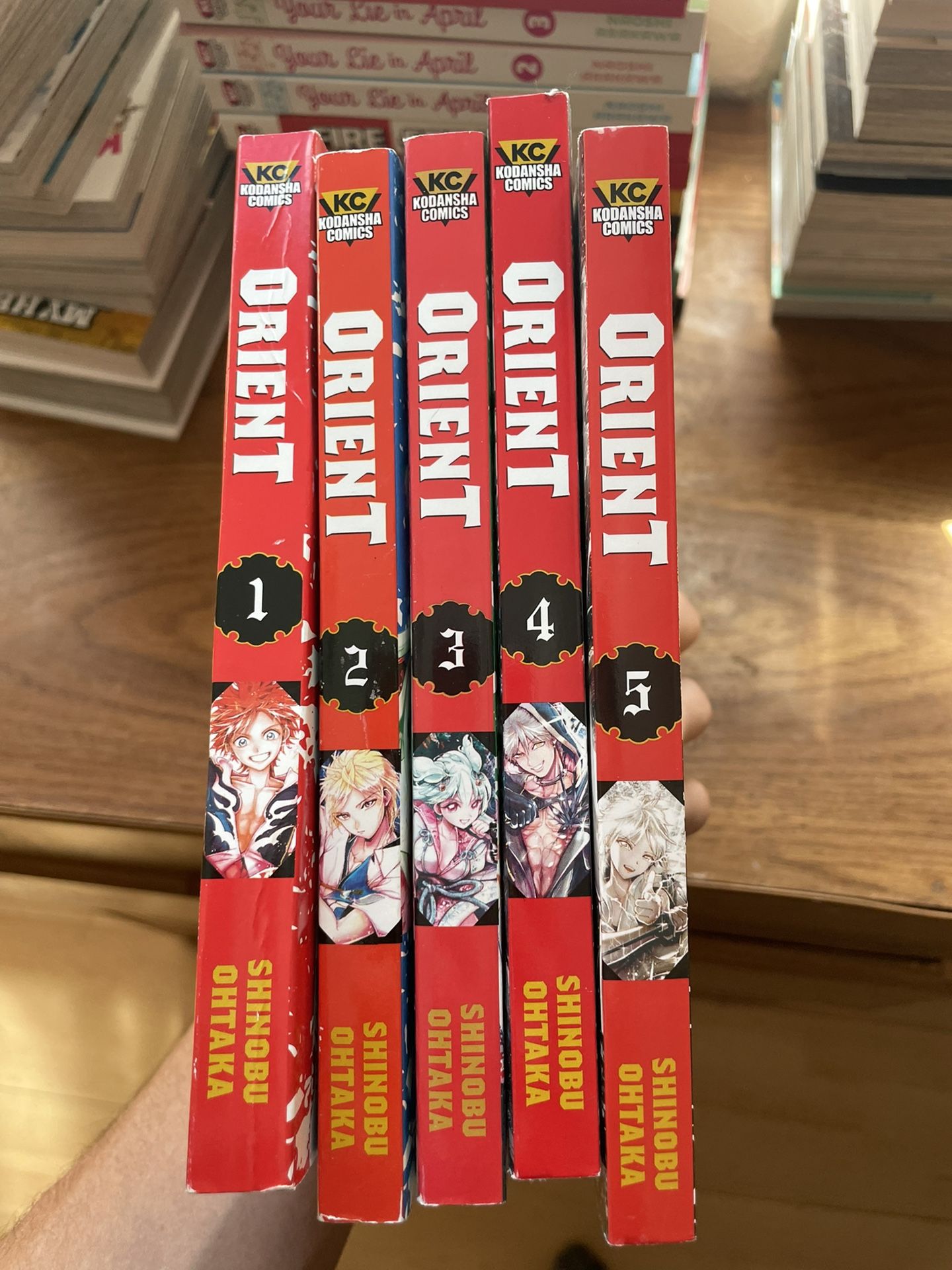Orient manga Vol 1-5 