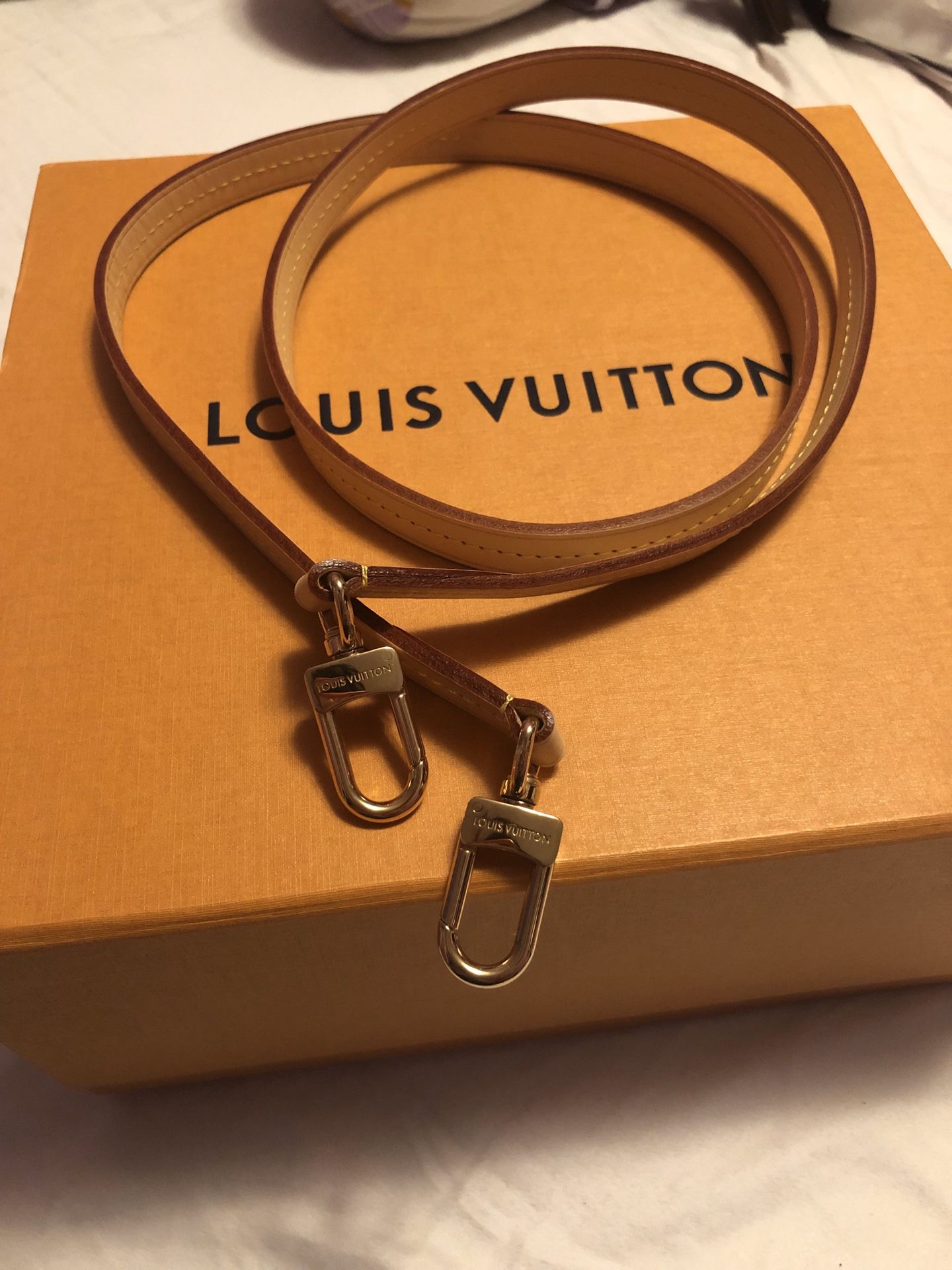 Louis Vuitton LV leather purse strap