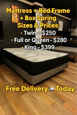 ⭐ Comfortable Mattress for Hardworking Families - Pay After Delivery 🚚