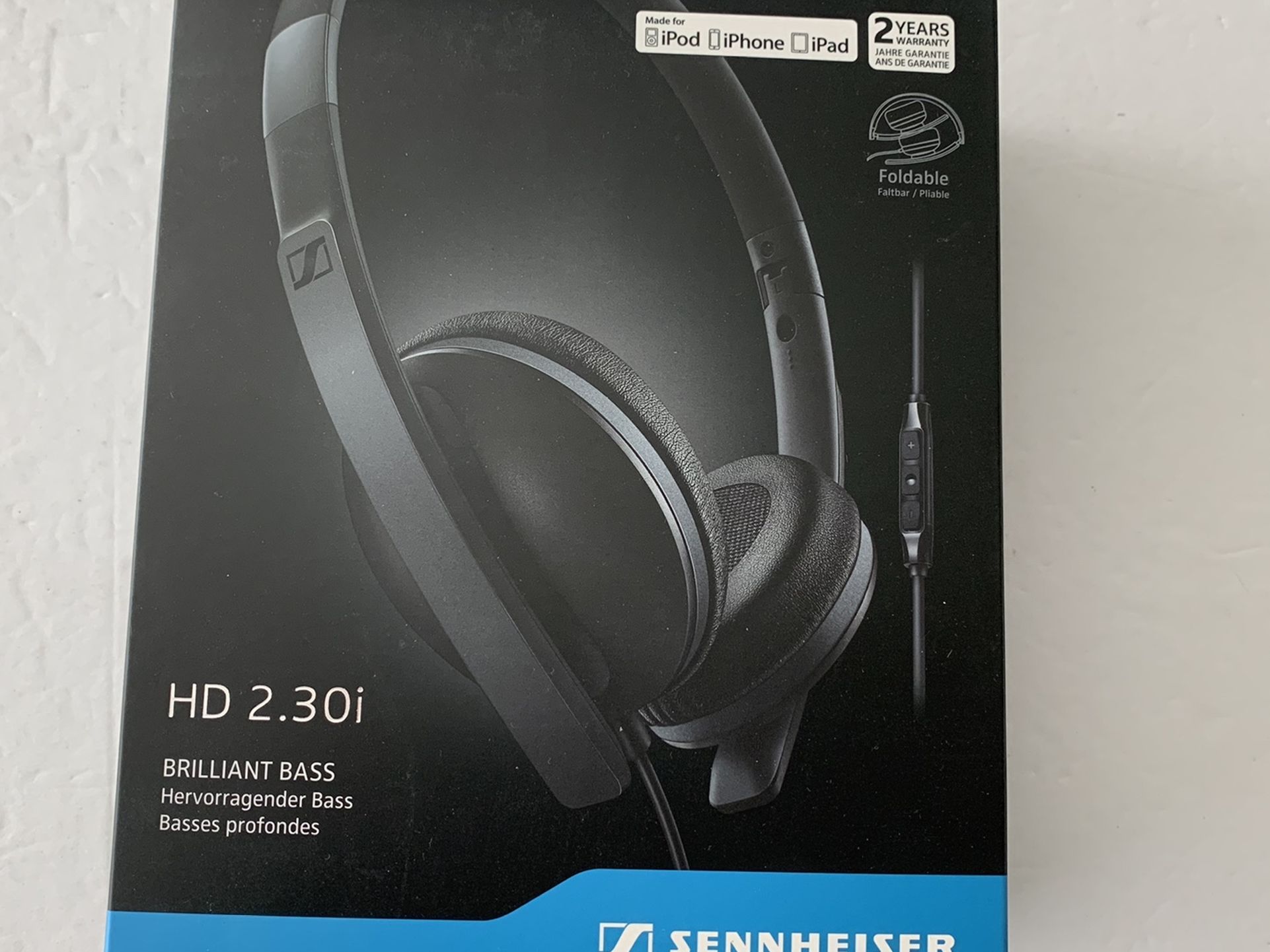 Sennheiser HD2.30i On The Ear Headphones For Apple IOS
