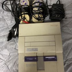 Super Nintendo And 10 Games