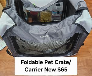 Foldable Pet Crate New