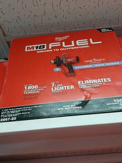 Milwaukee new 1” high torque impact wrench  fuel M18