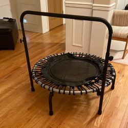 Rebounder Mini-trampoline for Fitness By Jump sport + DVDs
