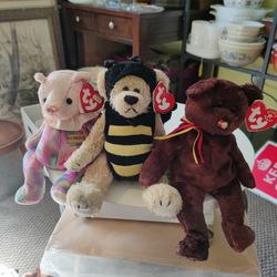 TY COLLECTIBLES TRIO