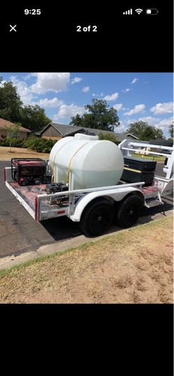 Mobile wash trailer