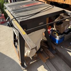 Craftsman 10” Table Saw on Stand – Works, With Dust Bag