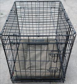 Animal pet Dog Kennel black metal wire Cage